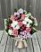 Букет цветов из: Альстромерии, Гвоздики, Розы и Хризантемы в Медвежьегорске