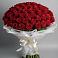 Букет 101 Красная роза Блэк Мэджик в Медвежьегорске