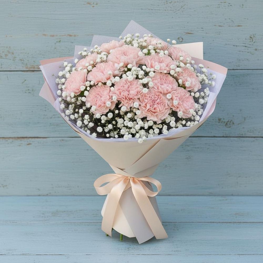 Букет цветов из: Гвоздики в Медвежьегорске