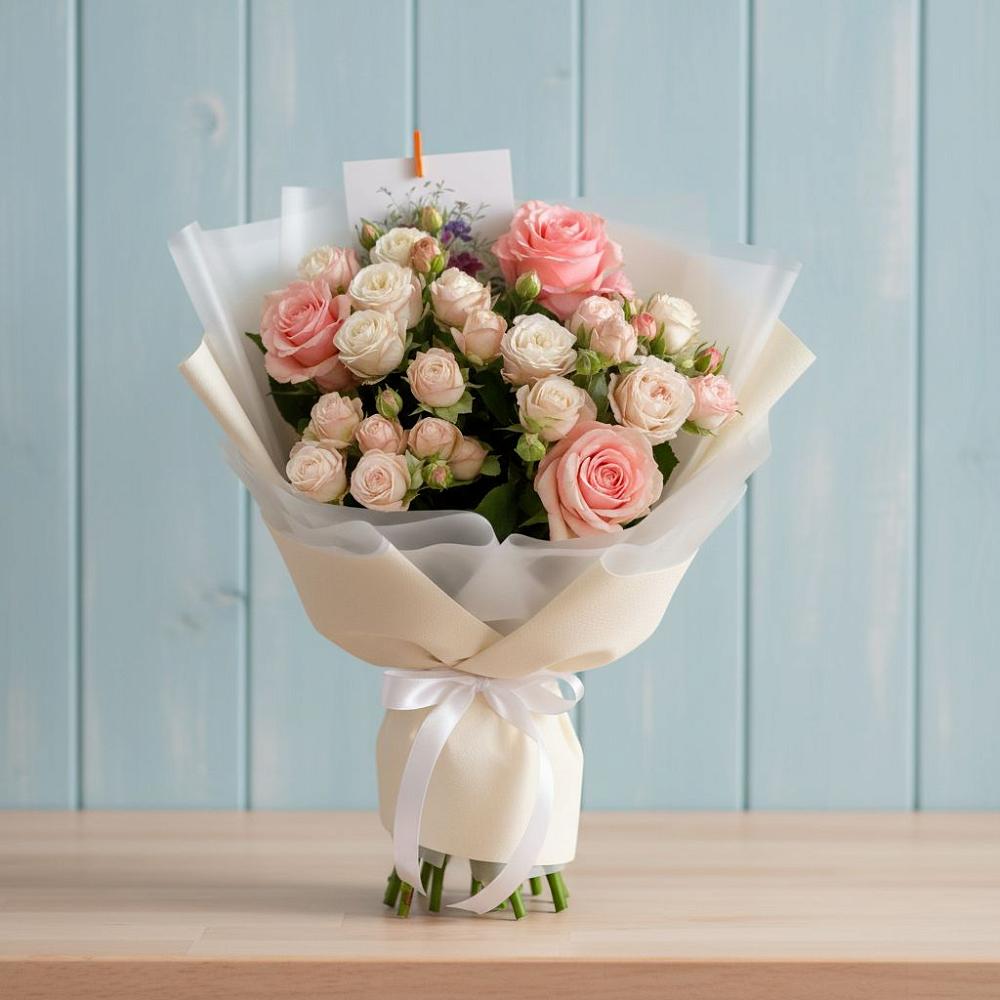 Букет цветов из: Розы в Медвежьегорске