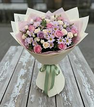 Букет цветов из:  Розы и Хризантемы в Медвежьегорске