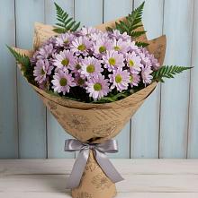 Букет цветов из:  Хризантемы в Медвежьегорске