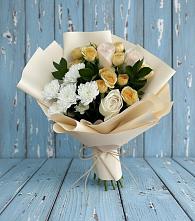 Букет цветов из:  Розы и Хризантемы в Медвежьегорске