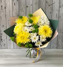 Букет цветов из:  Хризантемы в Медвежьегорске