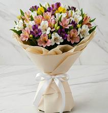 Букет цветов из:  Альстромерии в Медвежьегорске