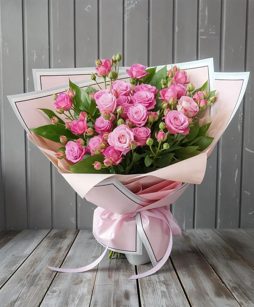 Букет Розовый кустик в Медвежьегорске