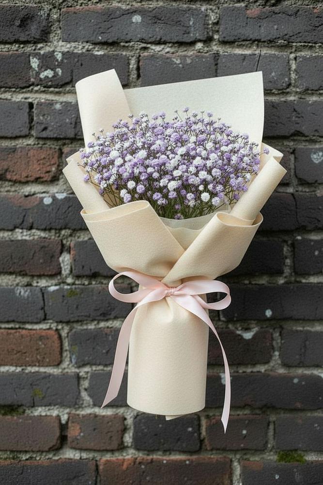 Букет цветов из: Гипсофила в Медвежьегорске