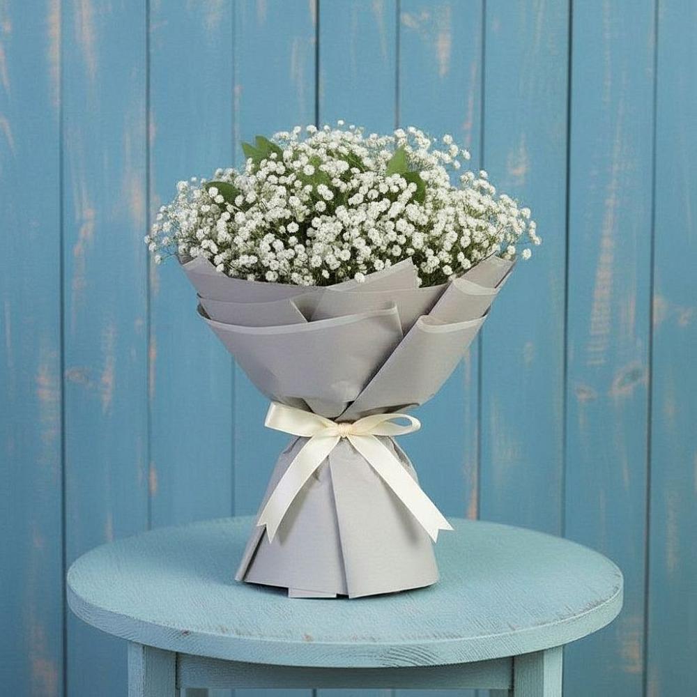 Букет цветов из: Гипсофила в Медвежьегорске