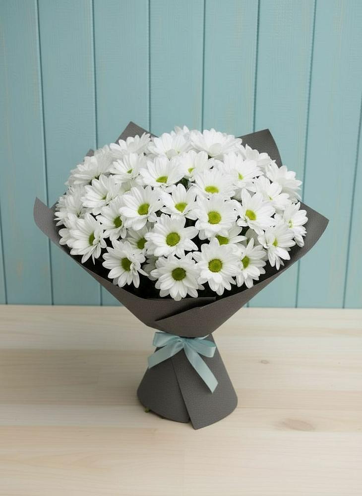 Букет цветов из: Хризантемы в Медвежьегорске