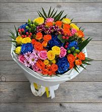 Букет цветов из:  Розы и Хризантемы в Медвежьегорске