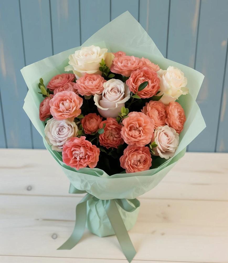 Букет цветов из: Розы в Медвежьегорске