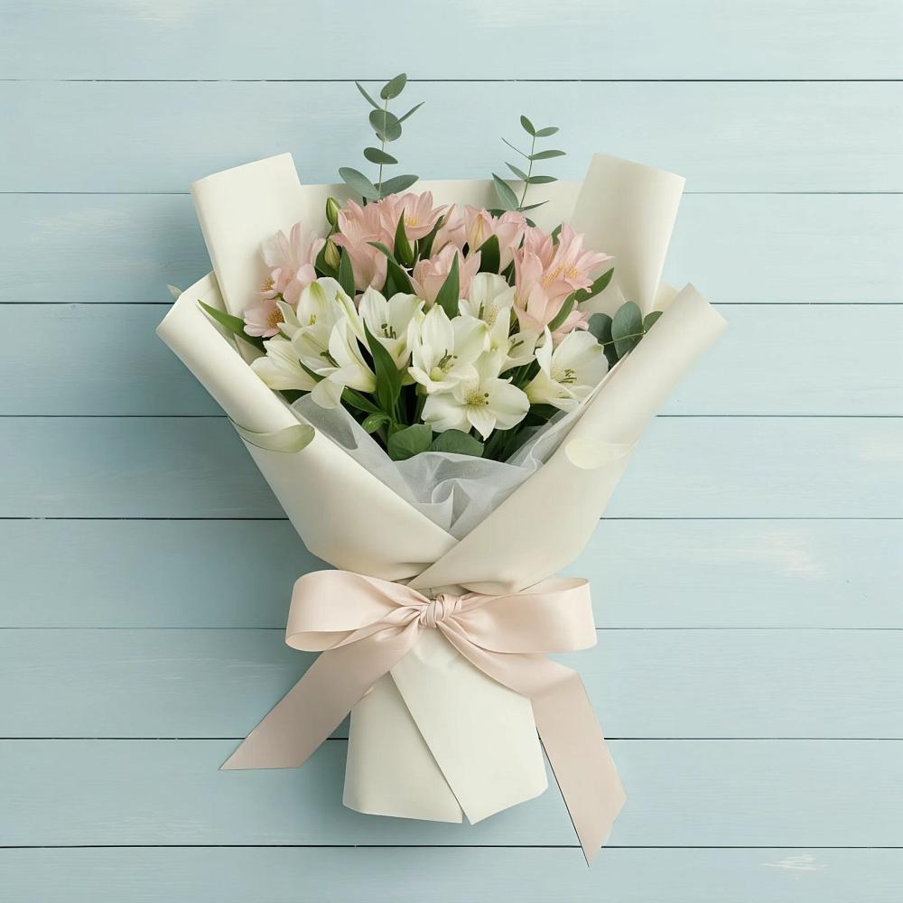 Букет цветов из: Альстромерии в Медвежьегорске