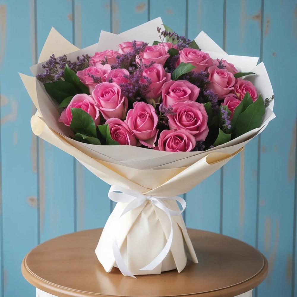 Букет цветов из: Розы в Медвежьегорске