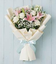 Букет цветов из:  Лилии #REPLACE_PRED# Медвежьегорске