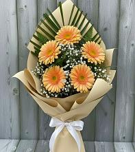Букет цветов из:  Герберы в Медвежьегорске